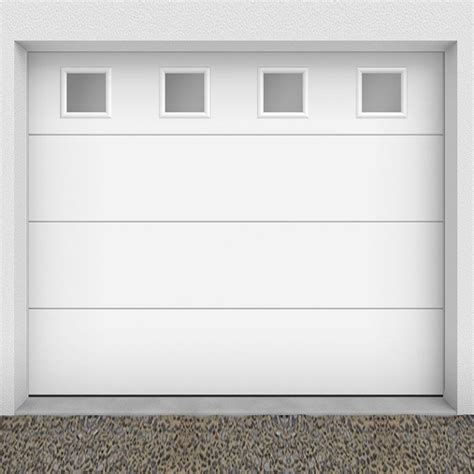 porte de garage sectionnelle hublot